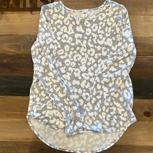 Old Navy Comfort Shirt- Leopard Print